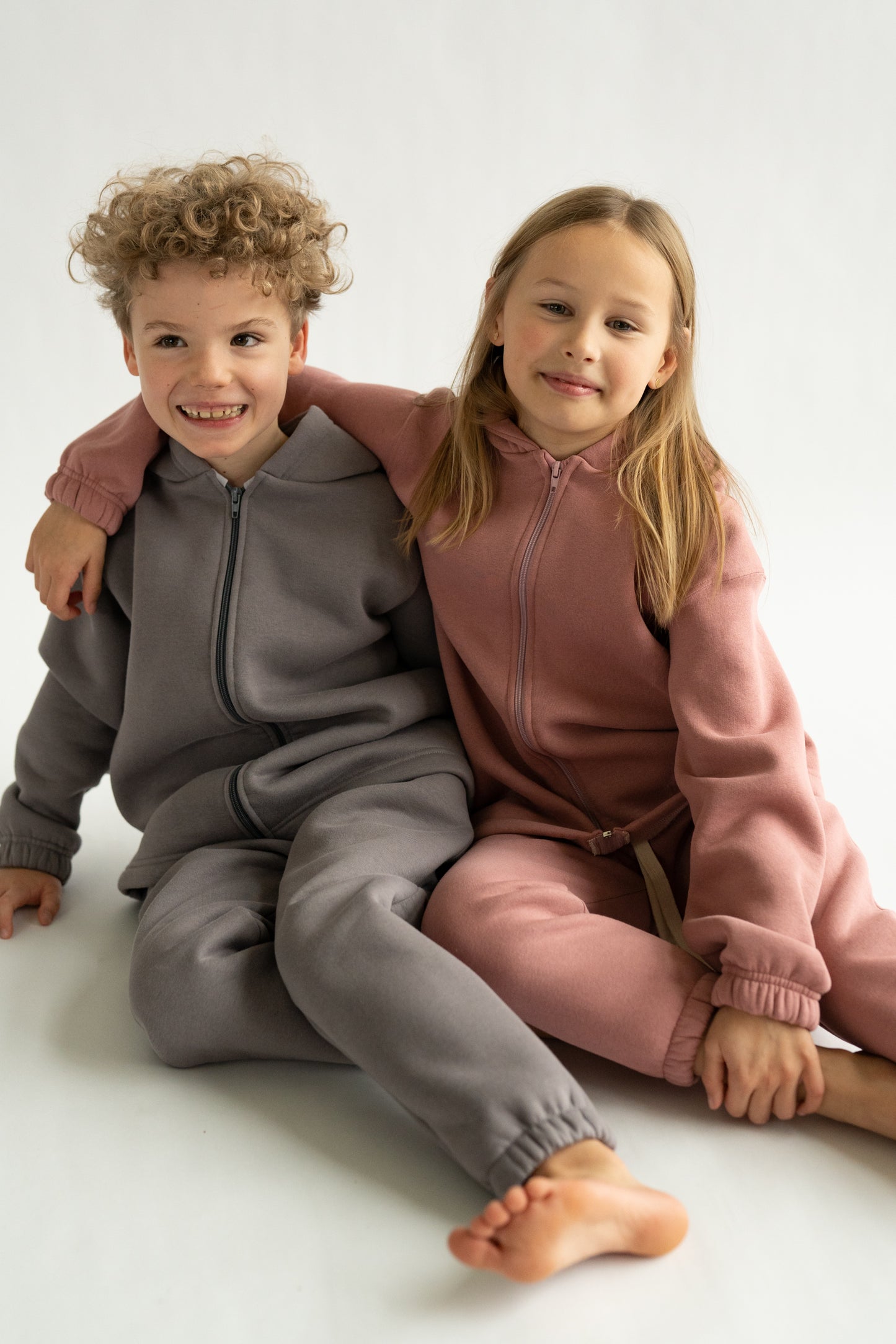 Bluza na zamek MAUVE