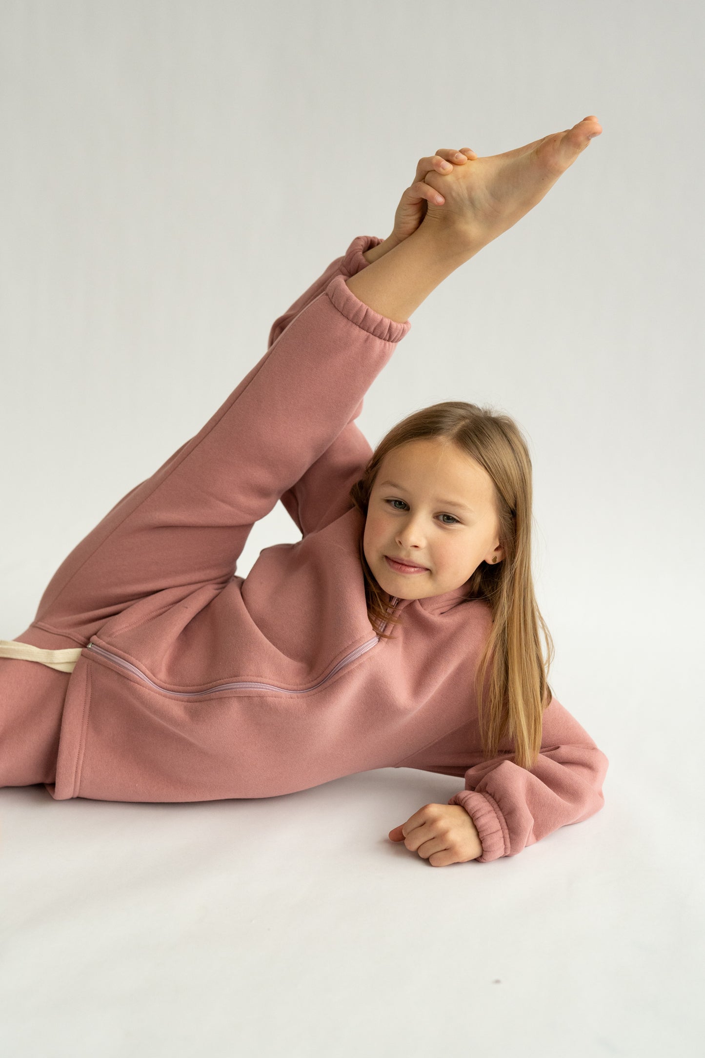 Bluza na zamek MAUVE