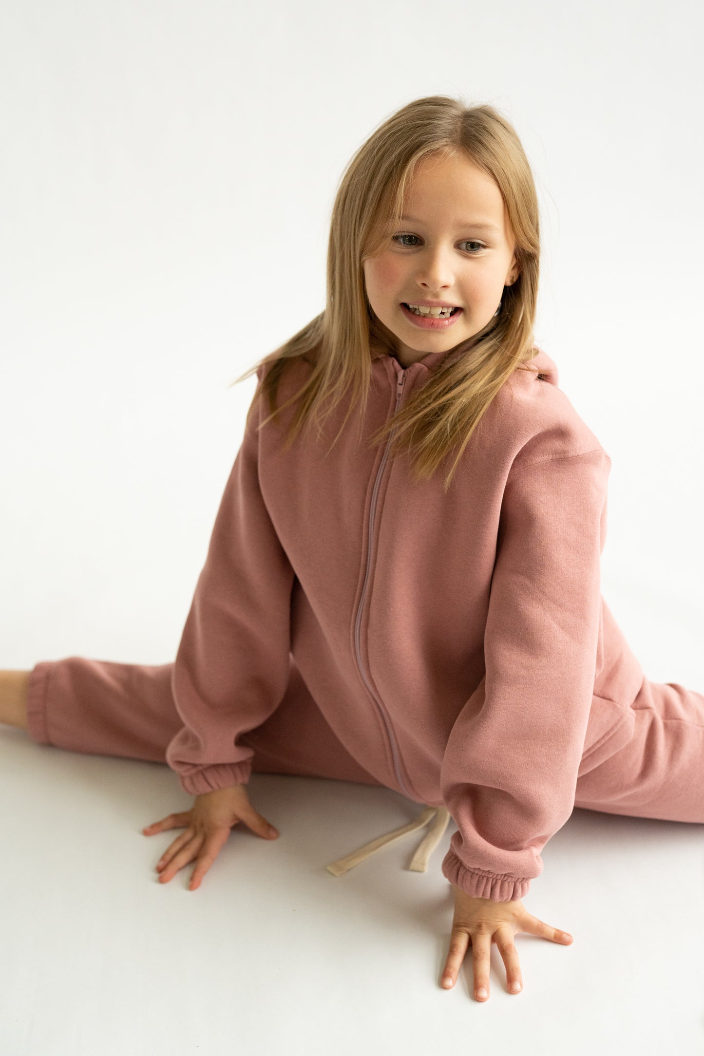 Bluza na zamek MAUVE