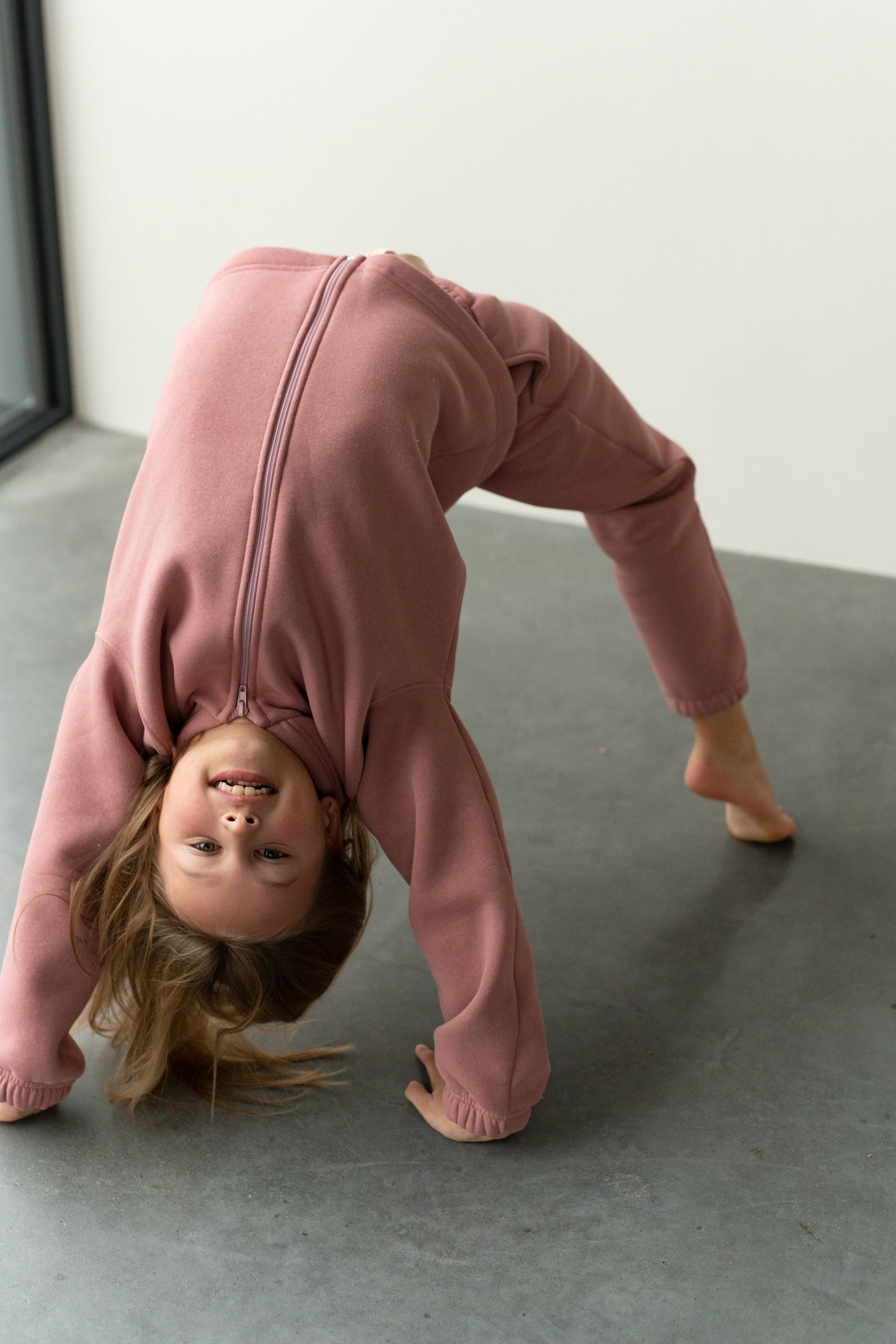 Bluza na zamek MAUVE