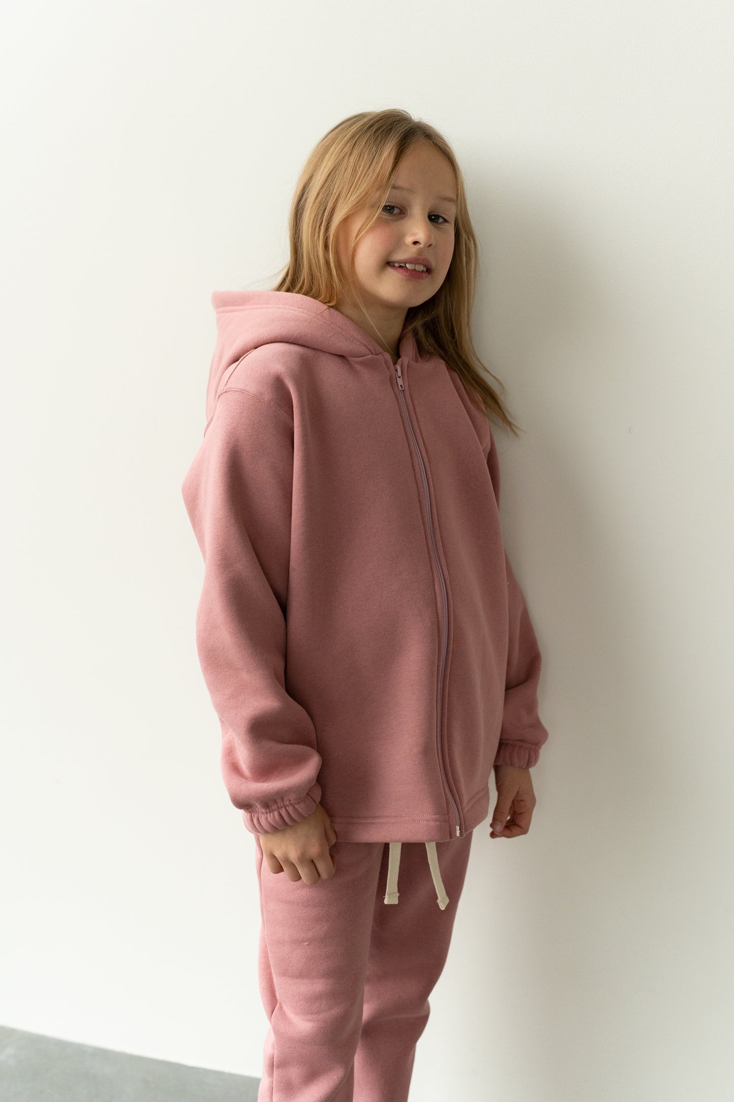 Bluza na zamek MAUVE