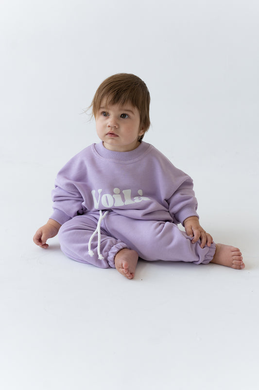 BLUZA OVERSIZE VOILA LILA