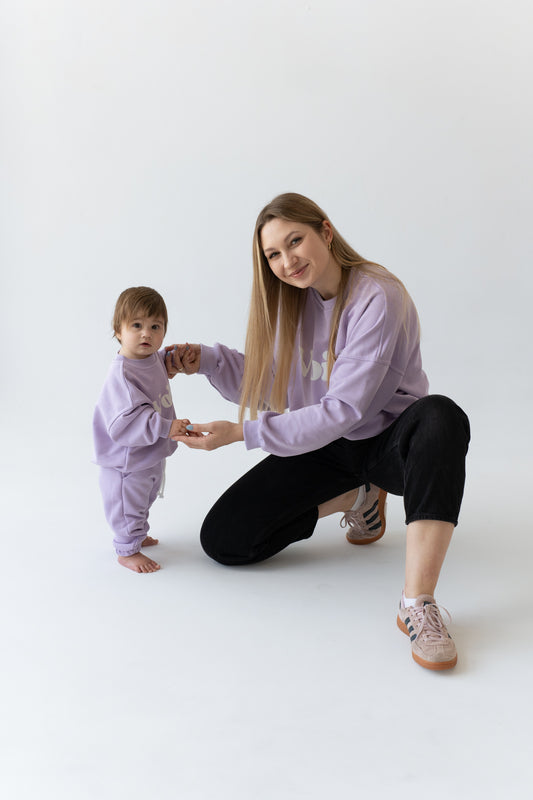 BLUZA OVERSIZE VOILA LILA