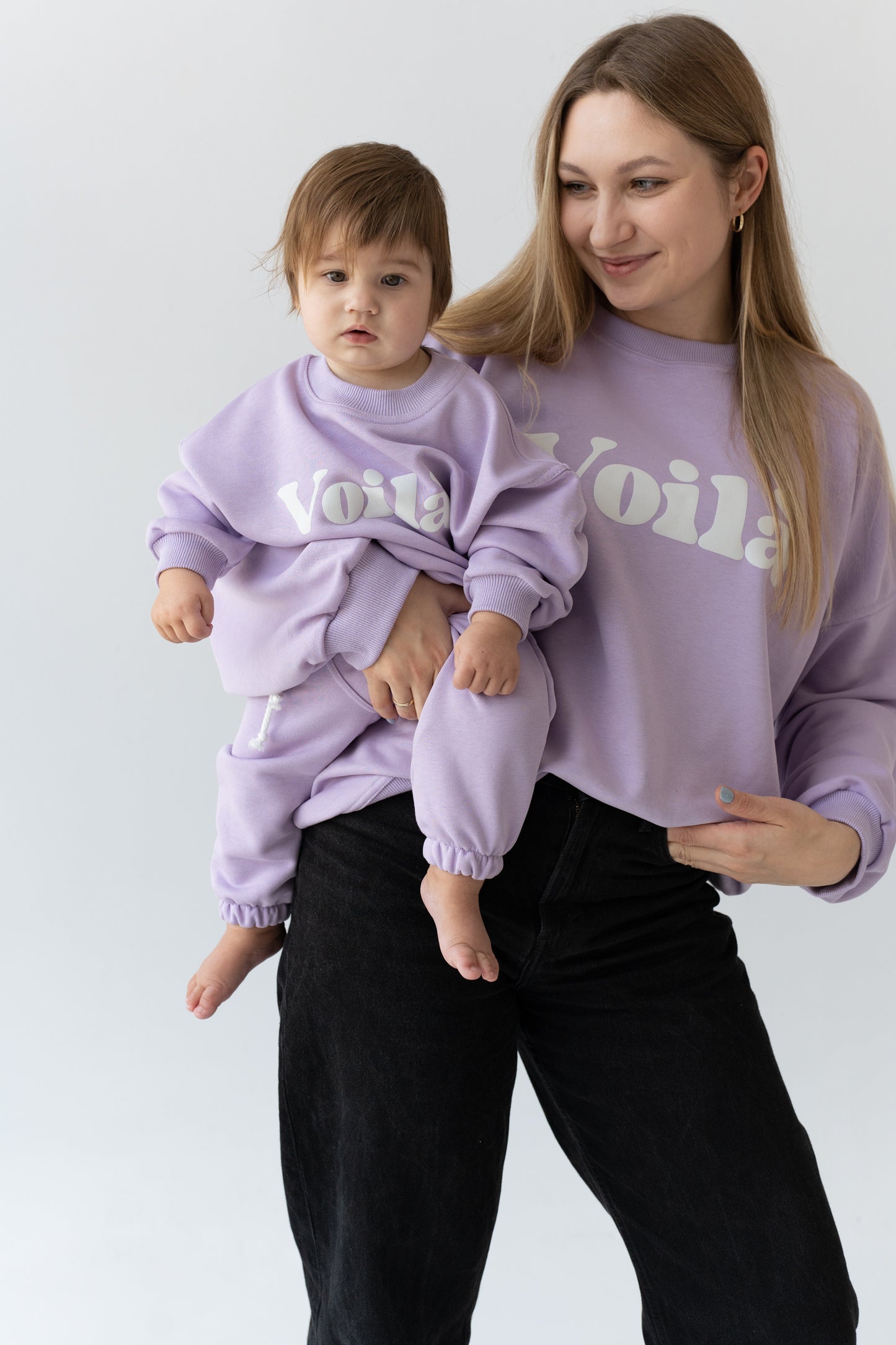 BLUZA OVERSIZE VOILA LILA