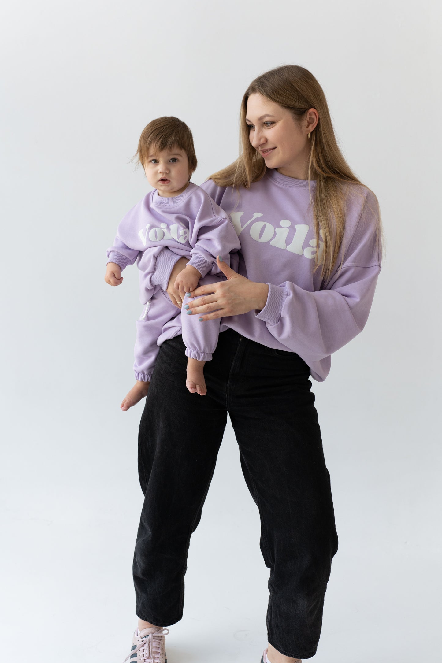 BLUZA OVERSIZE VOILA LILA