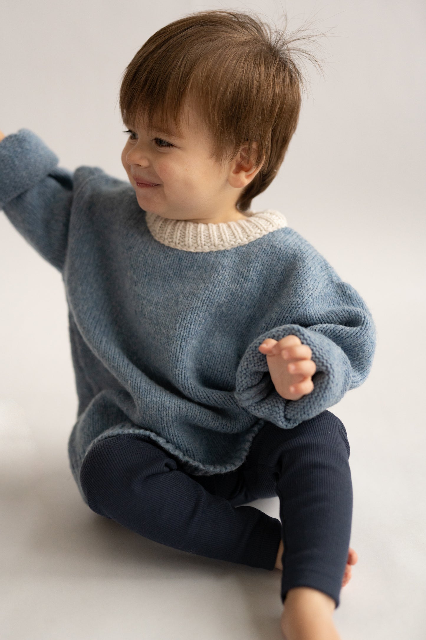 Sweterek z merino BLU