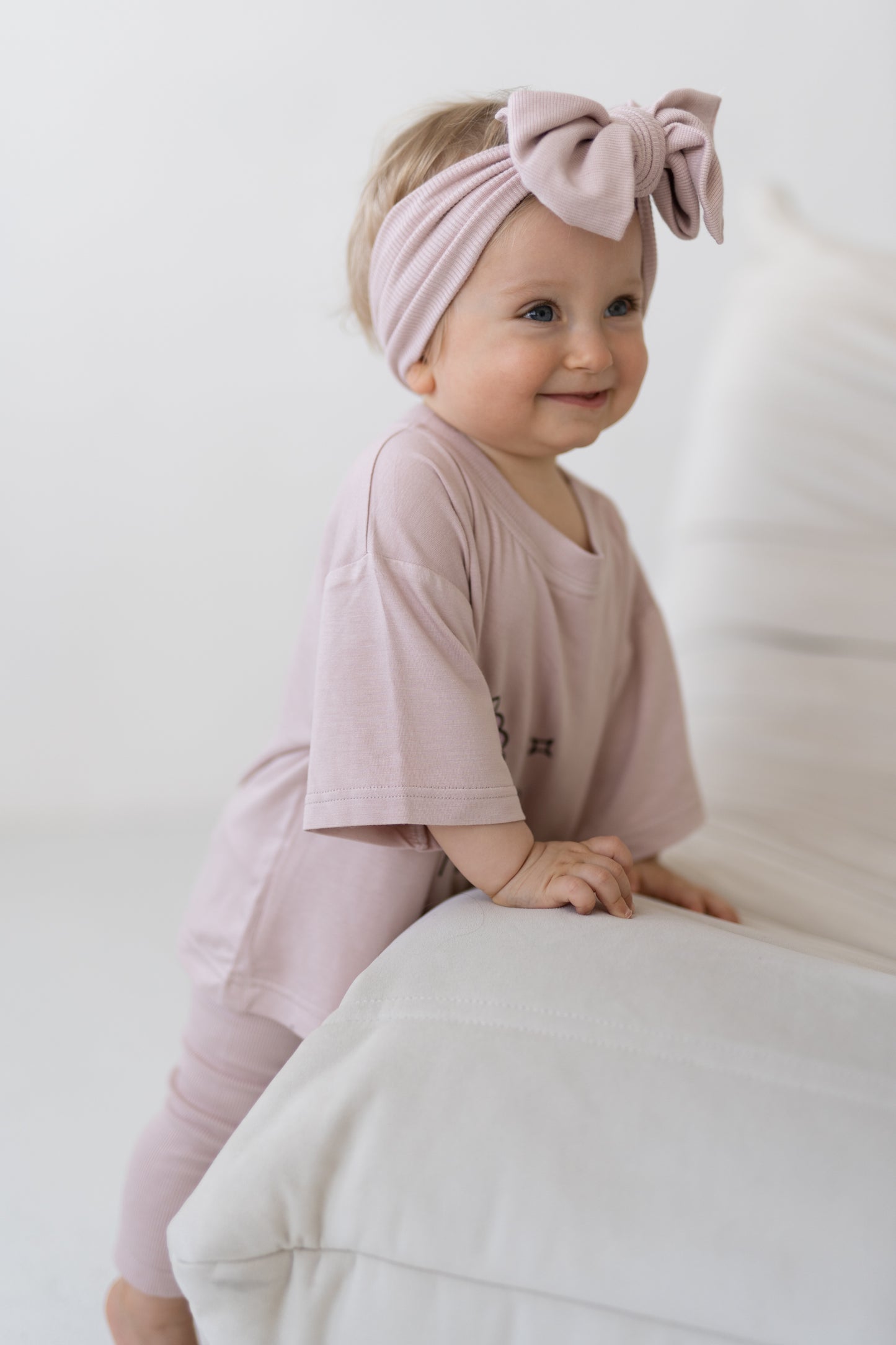 T-shirt oversize BAMBOO OLD ROSE
