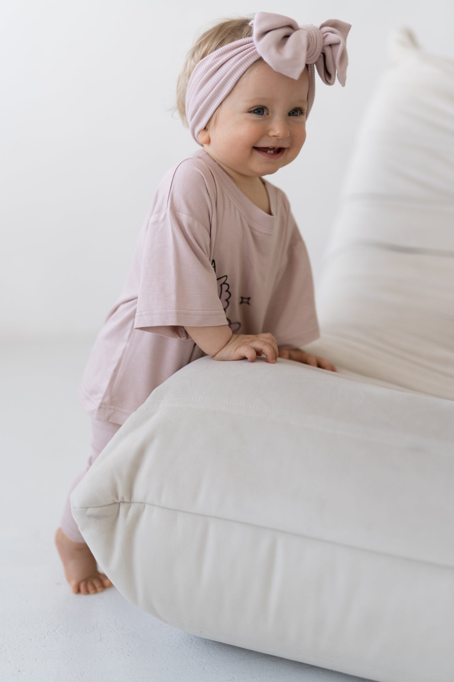 T-shirt oversize BAMBOO OLD ROSE
