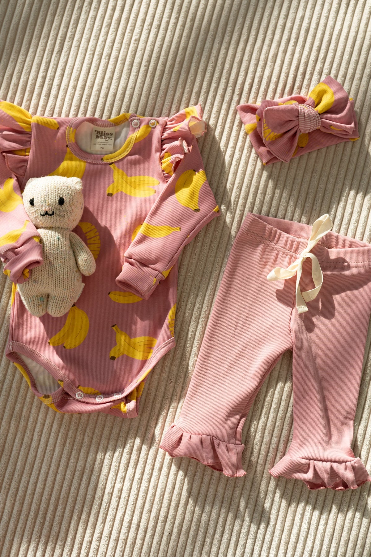 Body PINK BANANA z falbanką