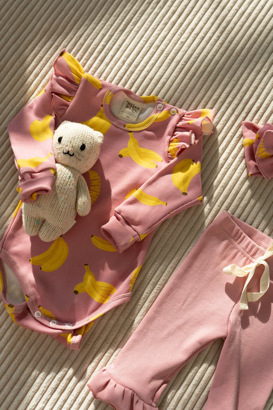 Body PINK BANANA z falbanką