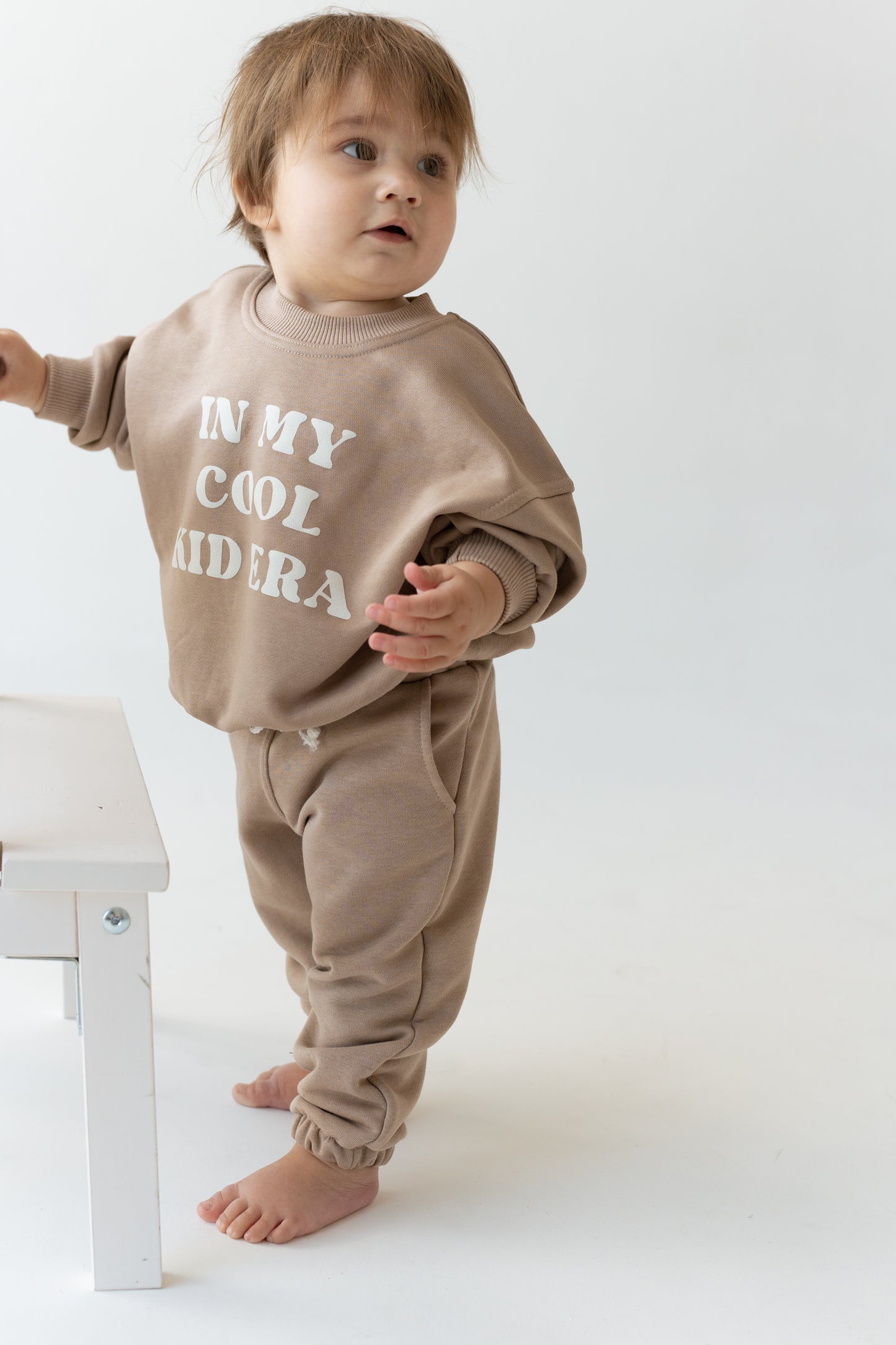 BLUZA OVERSIZE KID ERA BEŻ