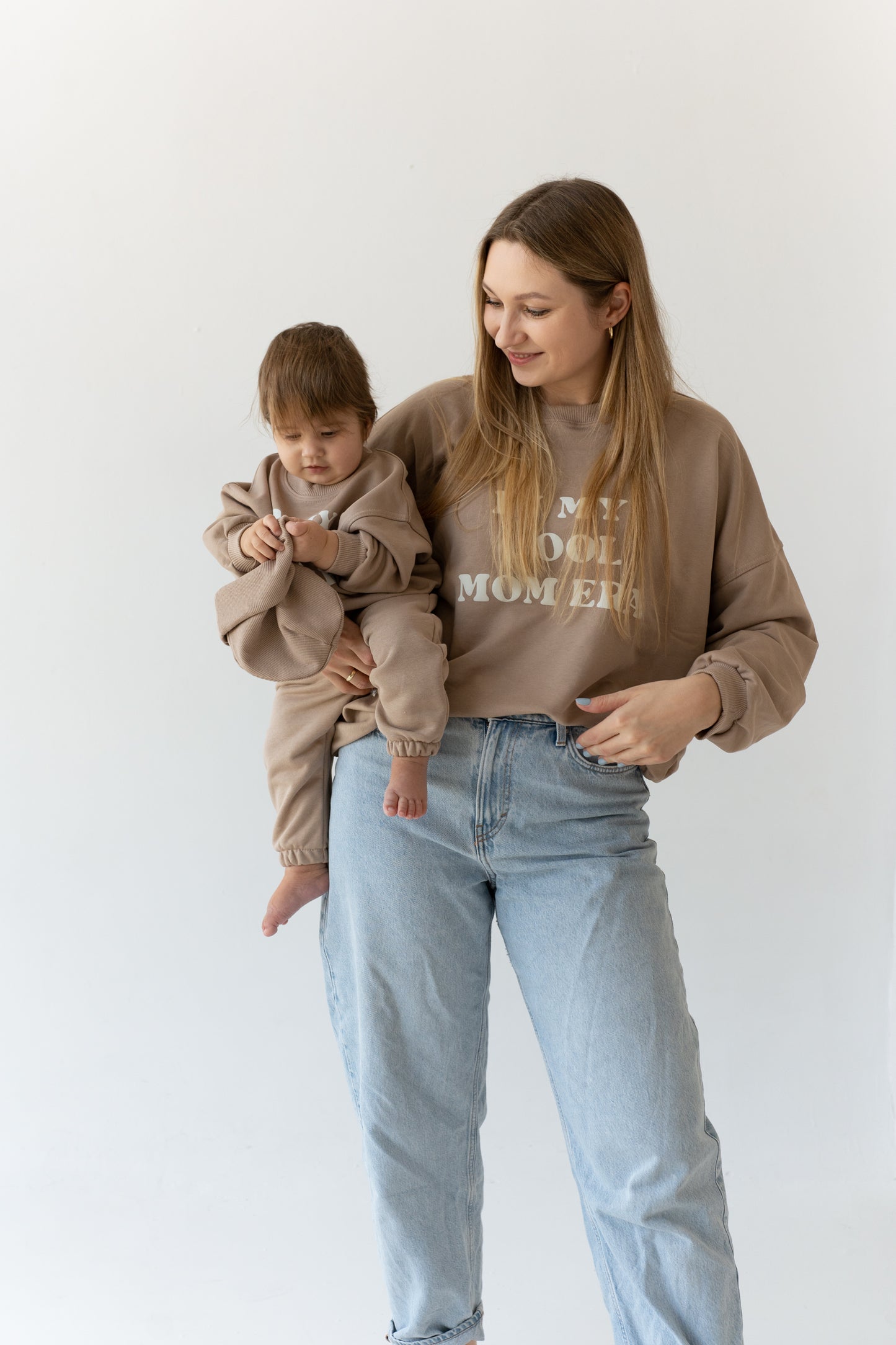 BLUZA OVERSIZE MOM ERA BEŻ