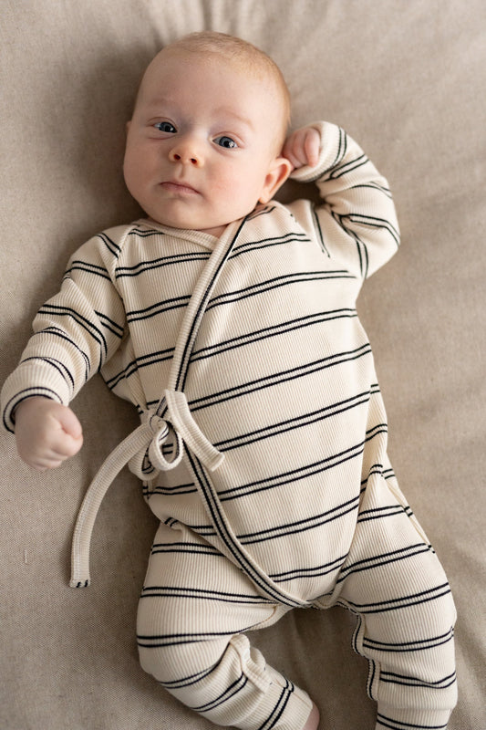 Rompers kopertowy SOFT STRIPES