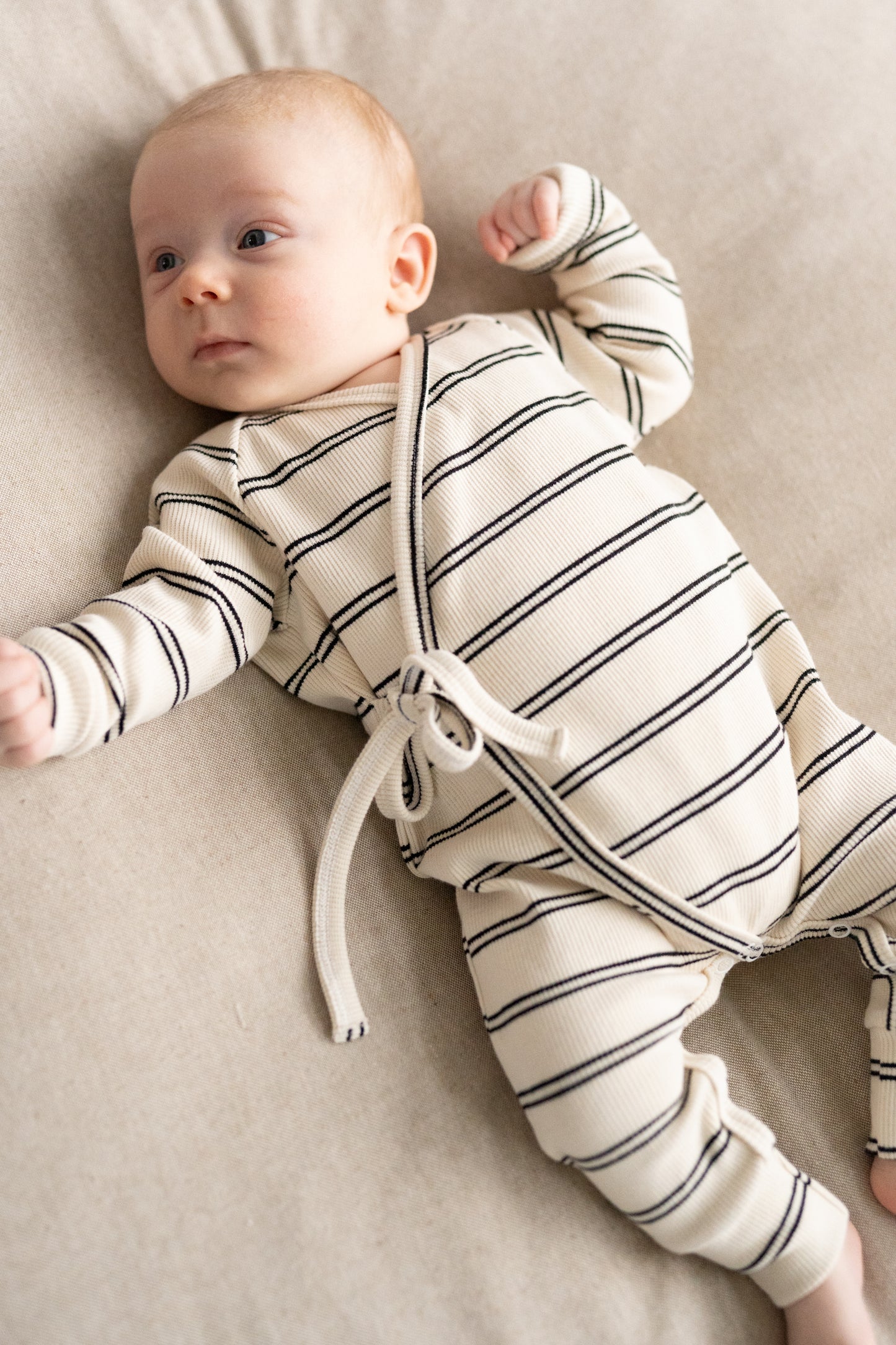 Rompers kopertowy SOFT STRIPES