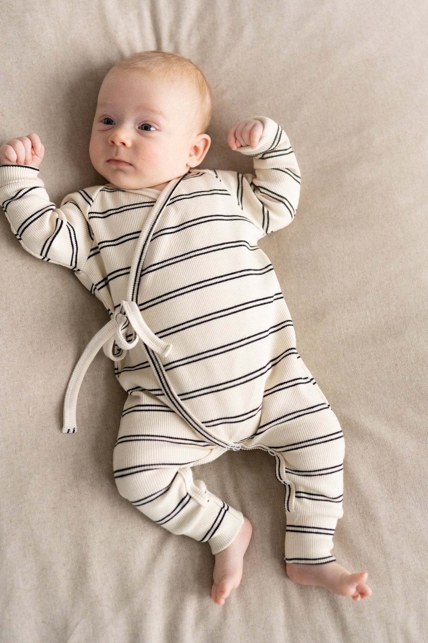 Rompers kopertowy SOFT STRIPES