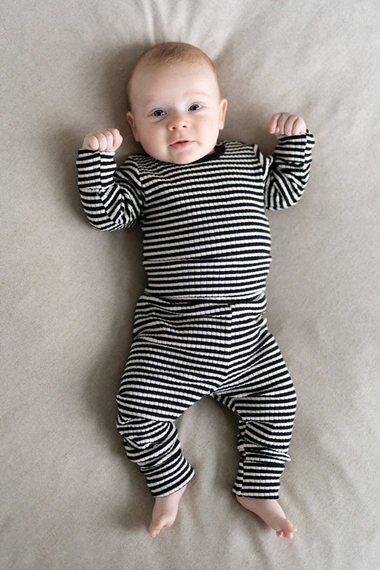 Legginsy rosnące COZY STRIPES