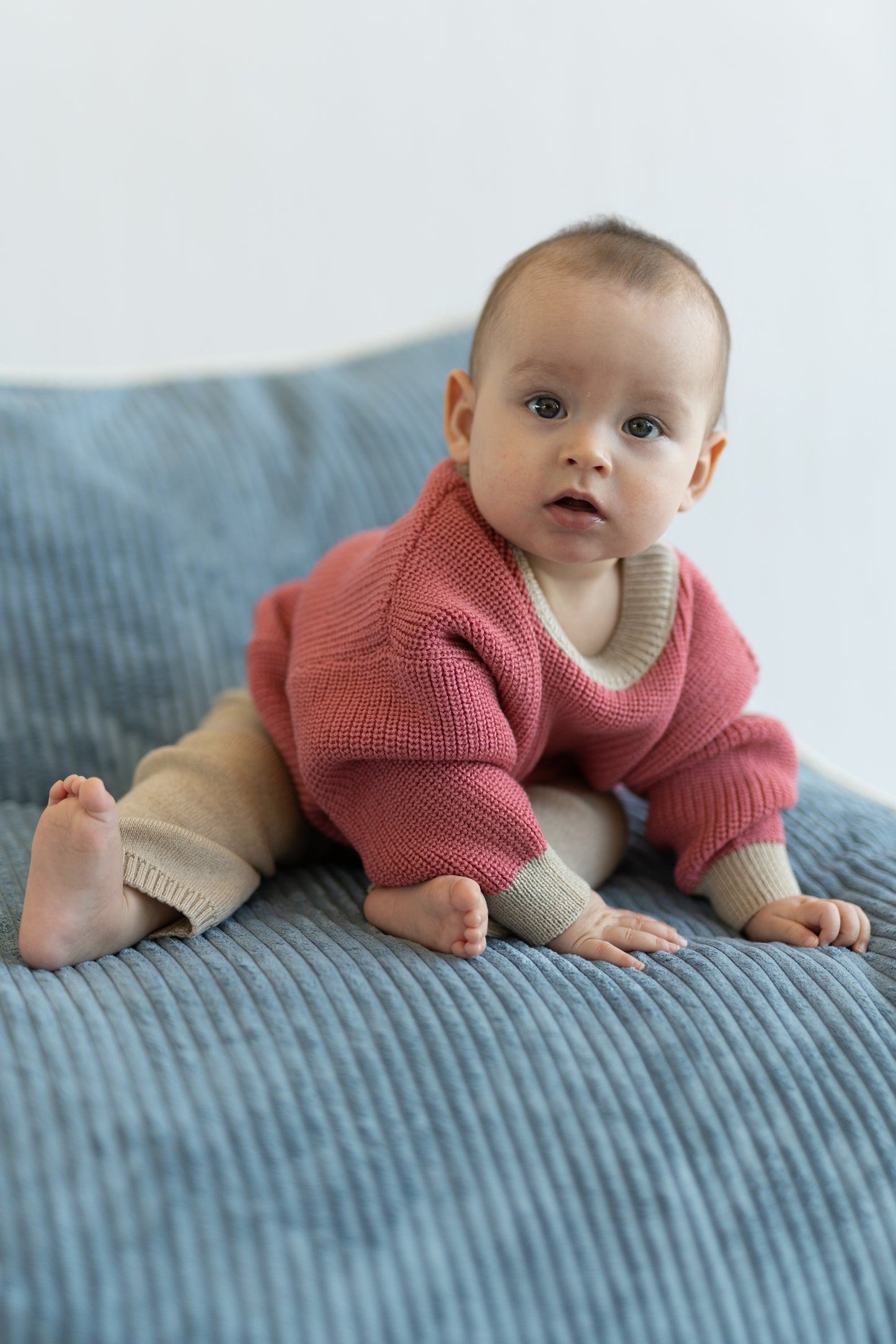 Sweter merino RASPBERRY