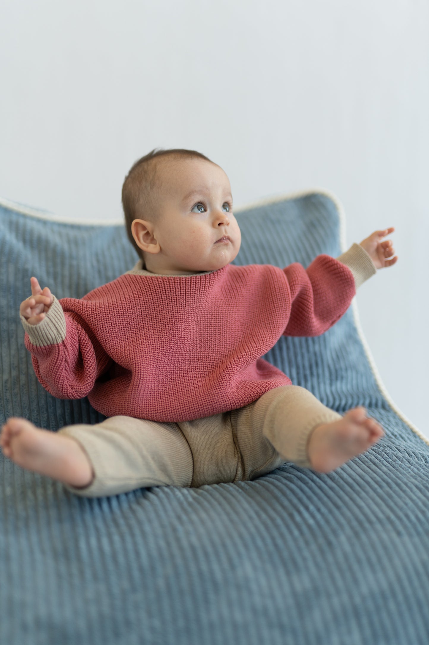 Sweter merino RASPBERRY