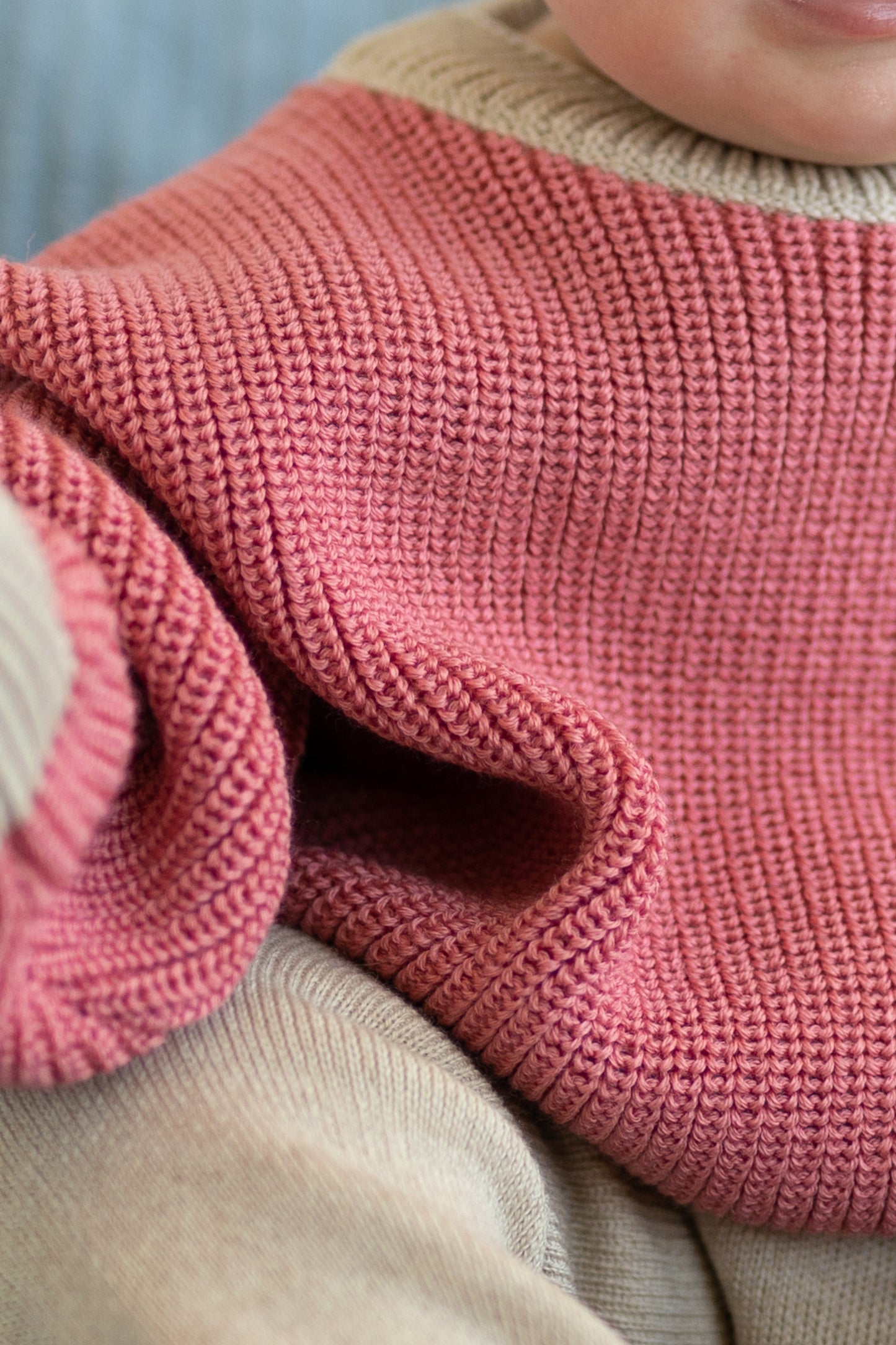 Sweter merino RASPBERRY