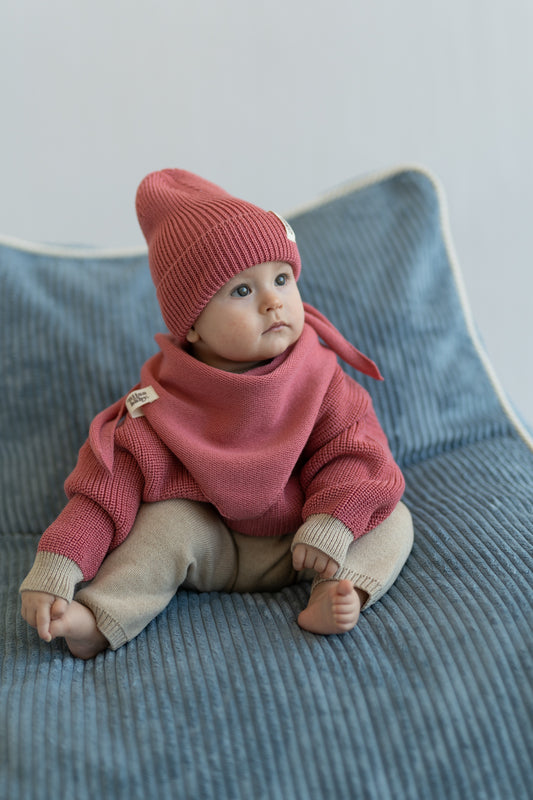 Sweter merino RASPBERRY