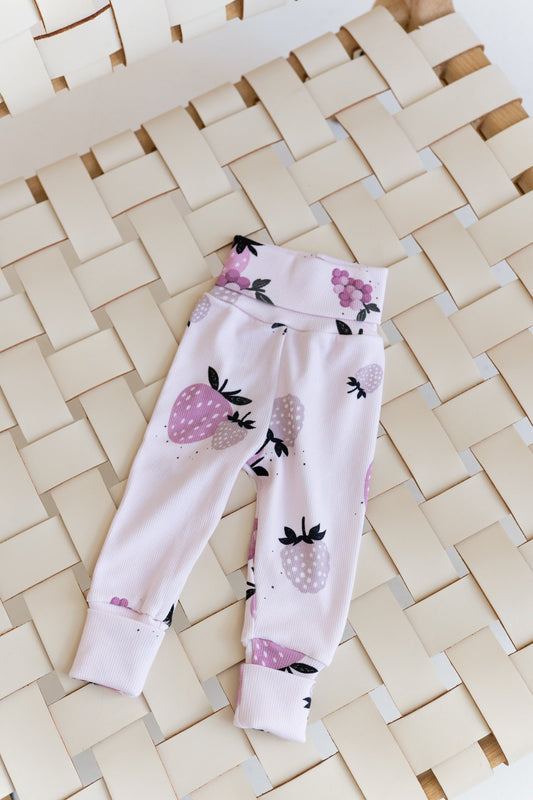 Legginsy rosnące OWOCE RÓŻOWE