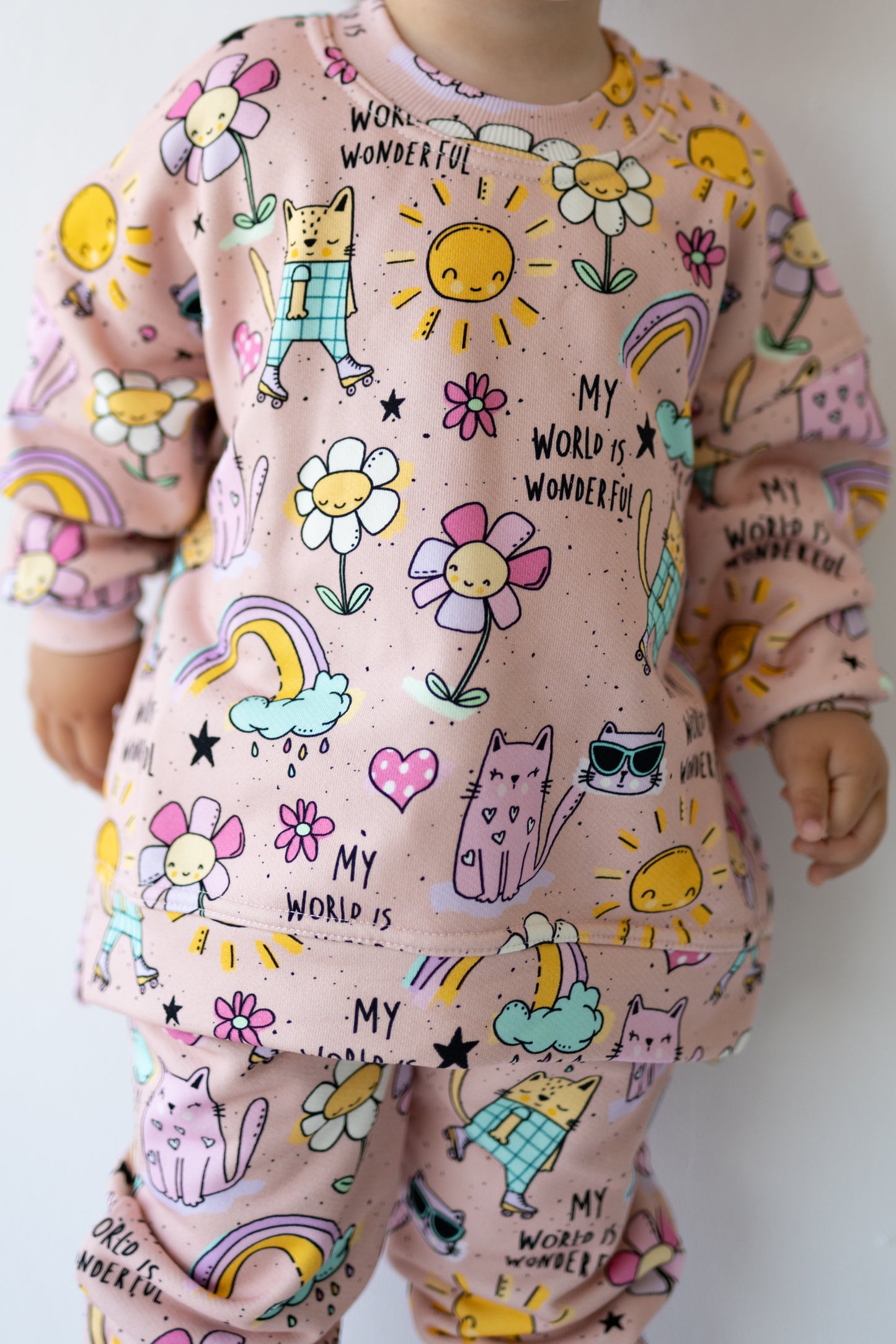 Bluza oversize WONDERFUL WORLD
