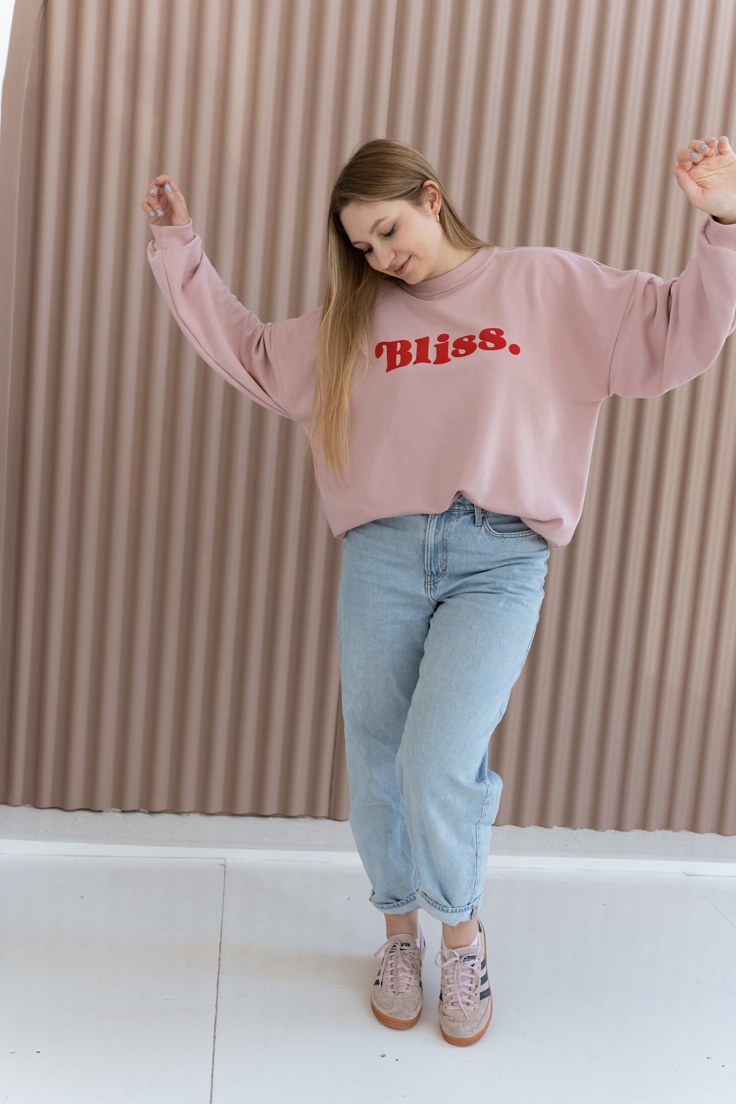 BLUZA OVERSIZE BLISS RÓŻ