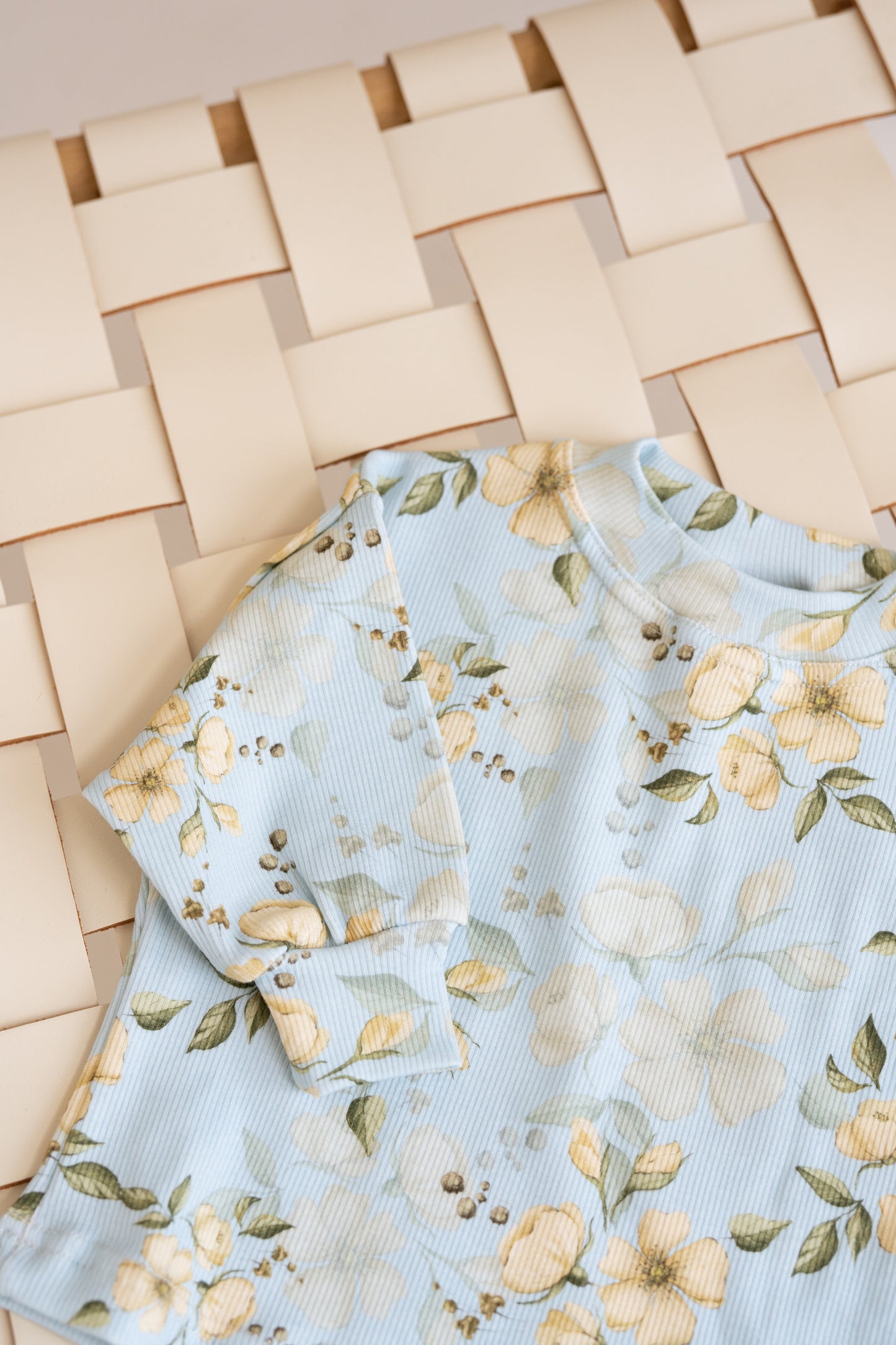 Bluza prążkowana oversize RÓŻE BŁĘKIT