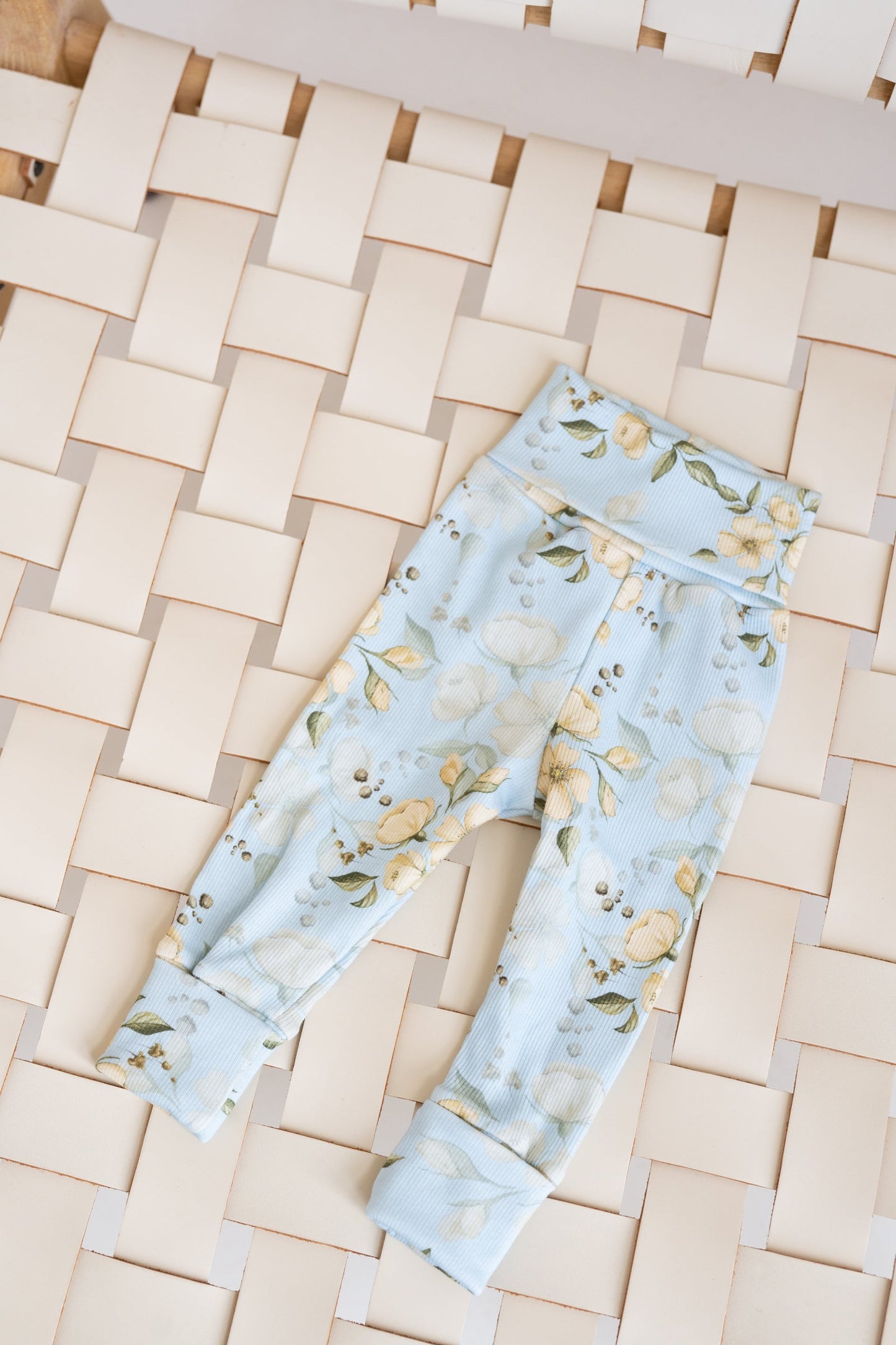 Legginsy rosnące RÓŻE BŁĘKIT