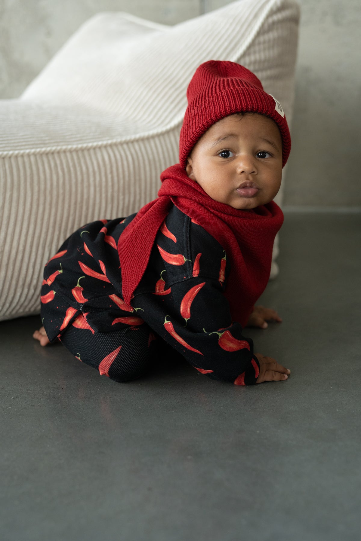 Chusta merino CHERRY