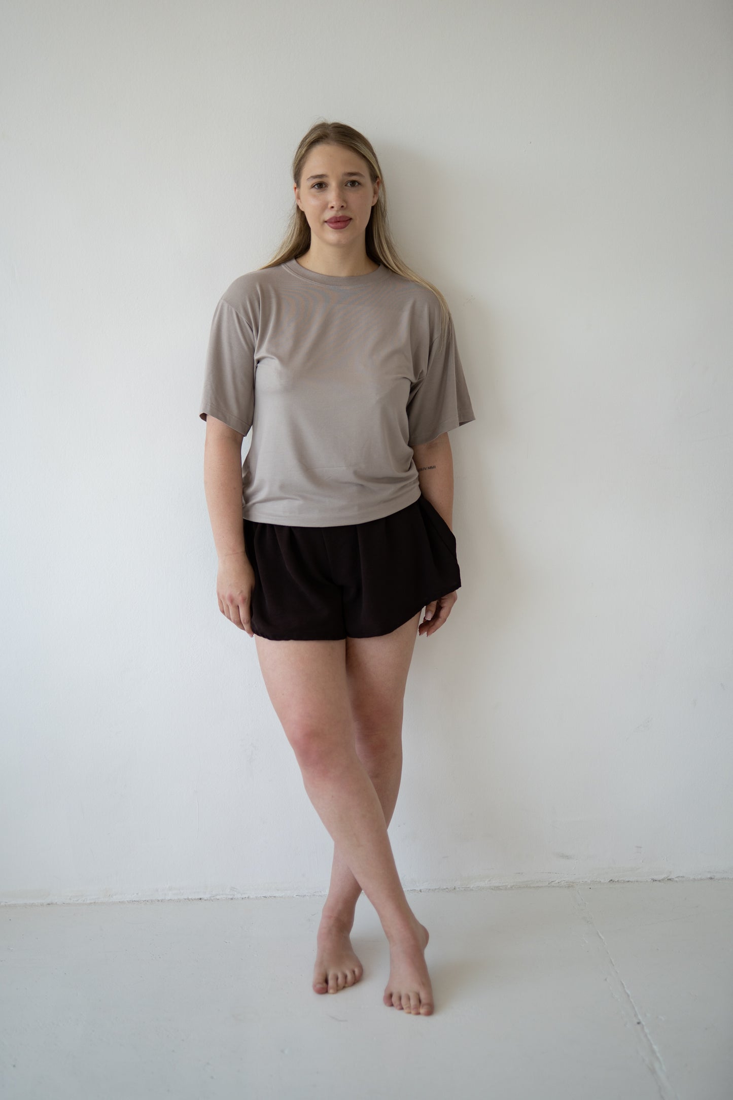 T-shirt mama TAUPE
