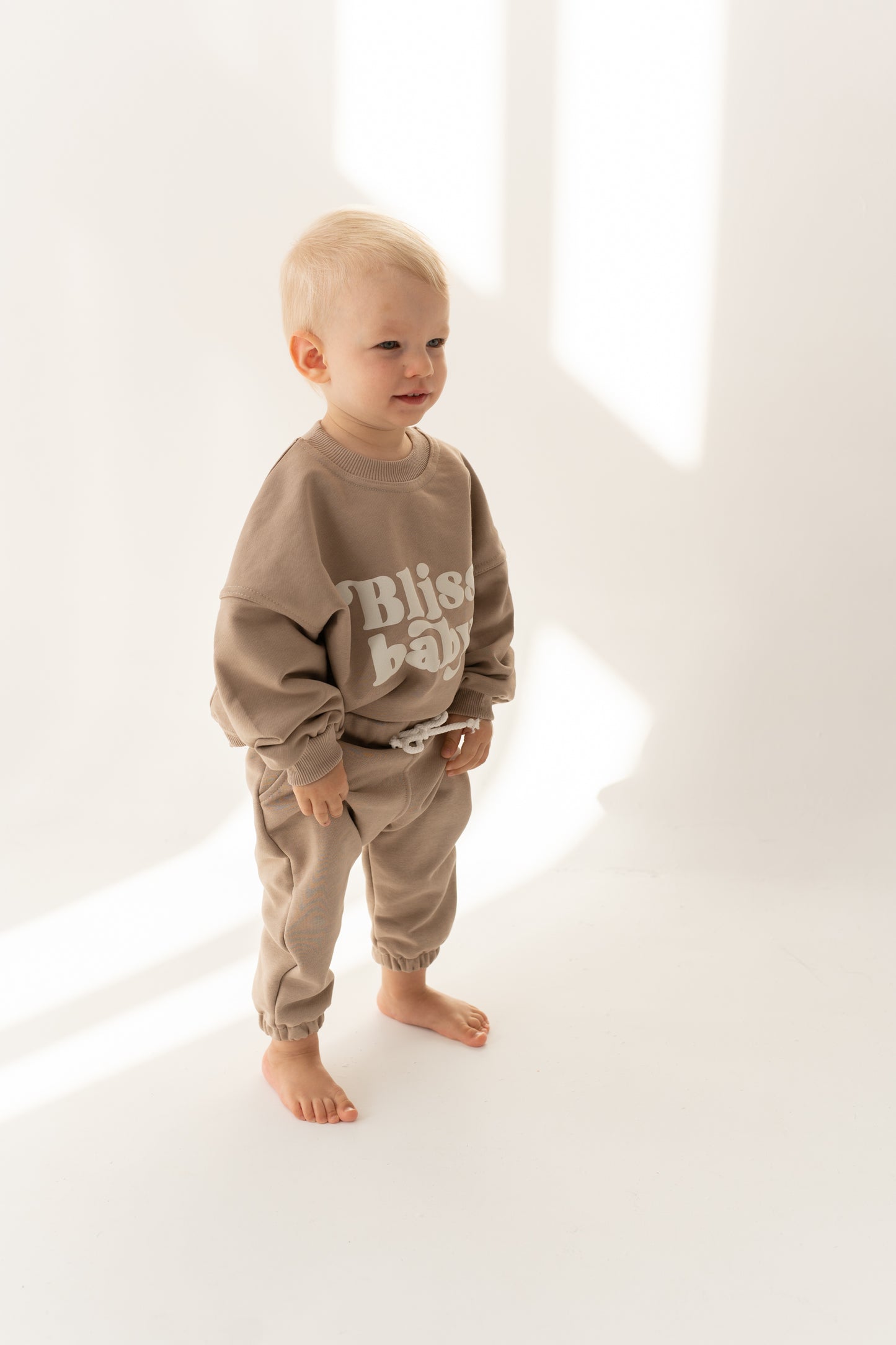 BLUZA OVERSIZE BLISSBABY BEŻ