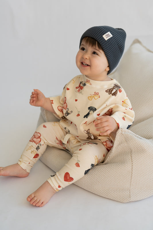 Czapka merino STORM GREY