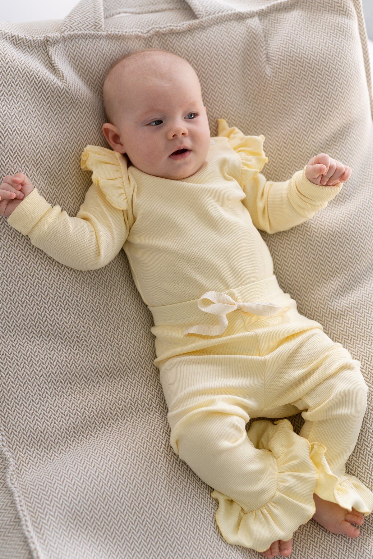 Legginsy z falbanką BUTTER