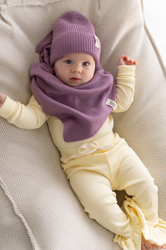 Czapka merino LILA
