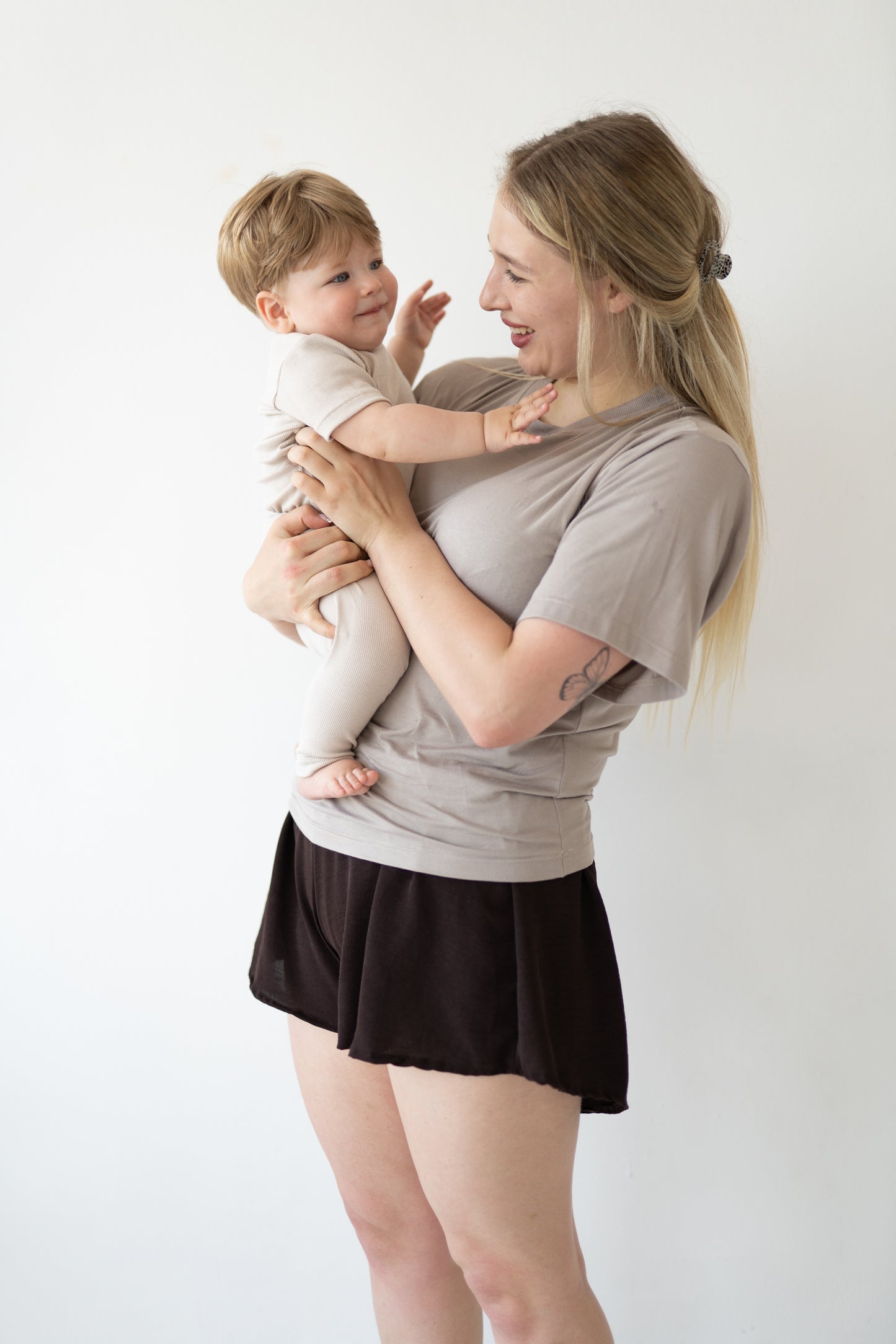 T-shirt mama TAUPE