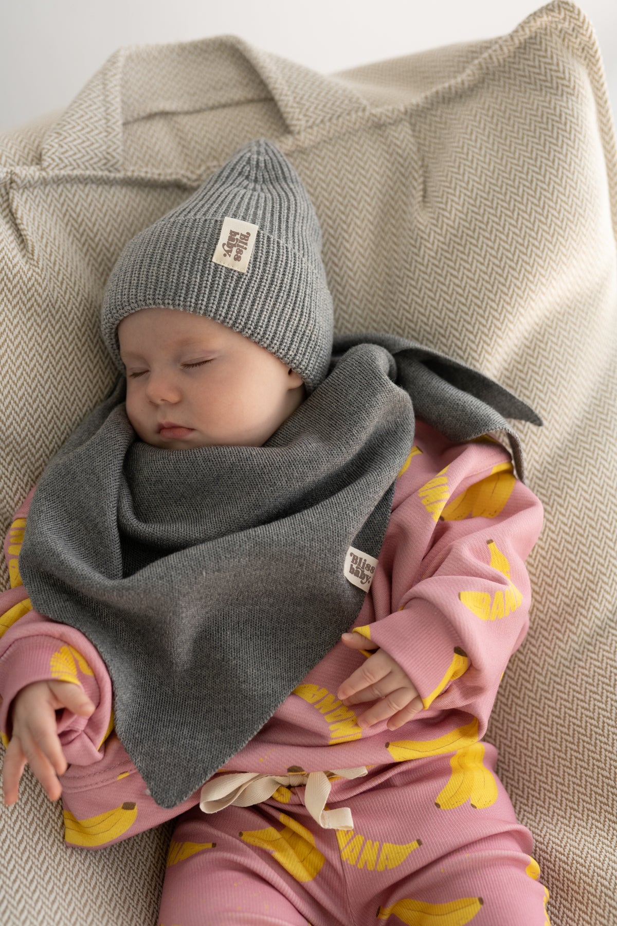 Czapka merino SILVER BLUE