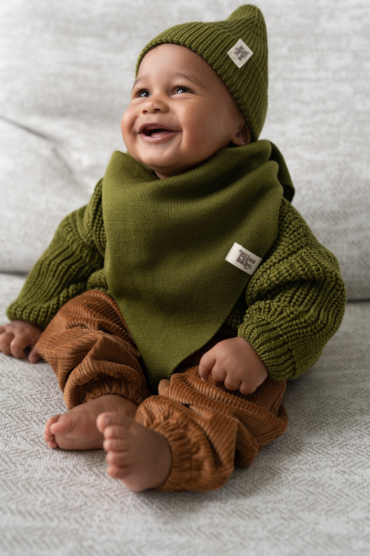 Sweter merino OLIVE