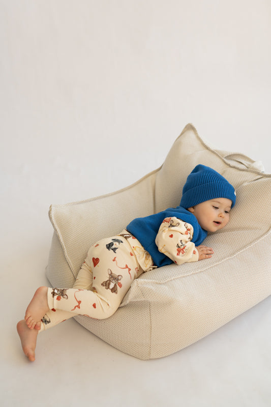 Kamizelka merino COBALT