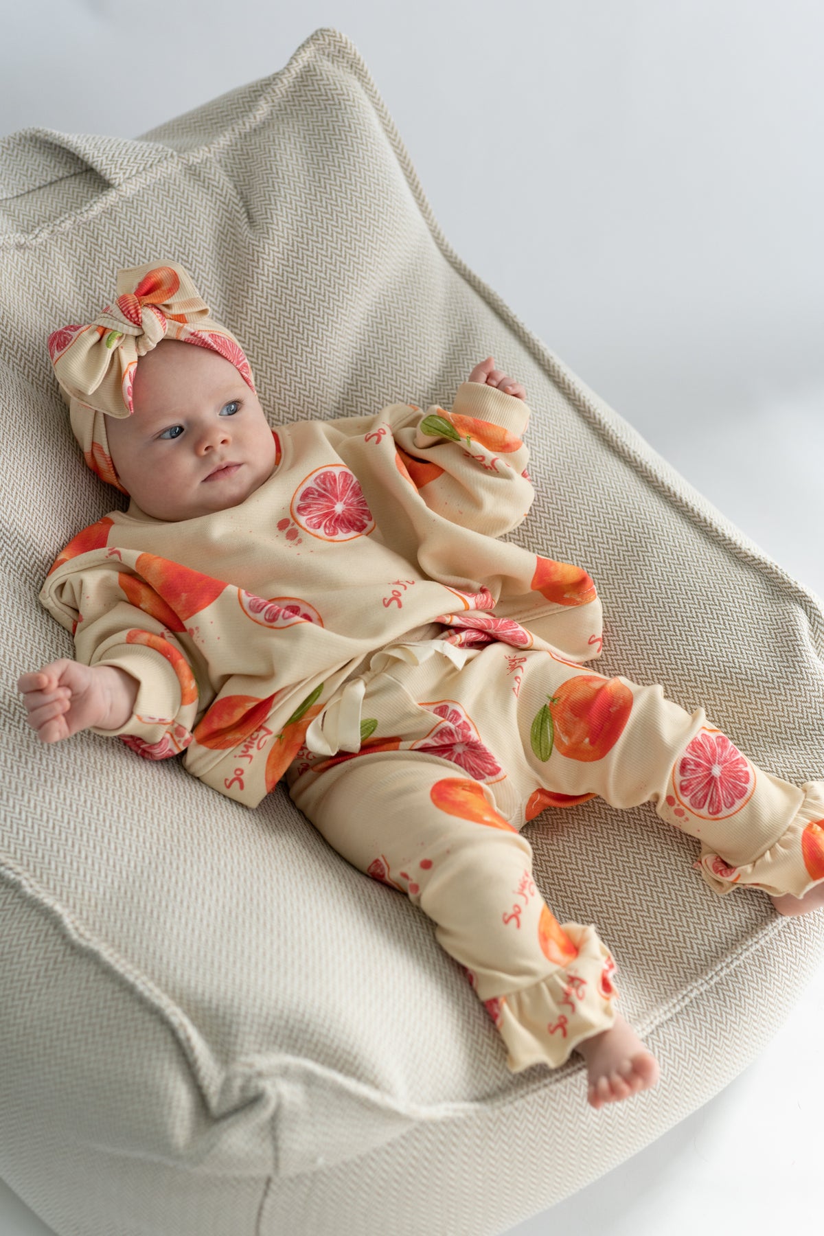 Legginsy z falbanką GRAPEFRUIT
