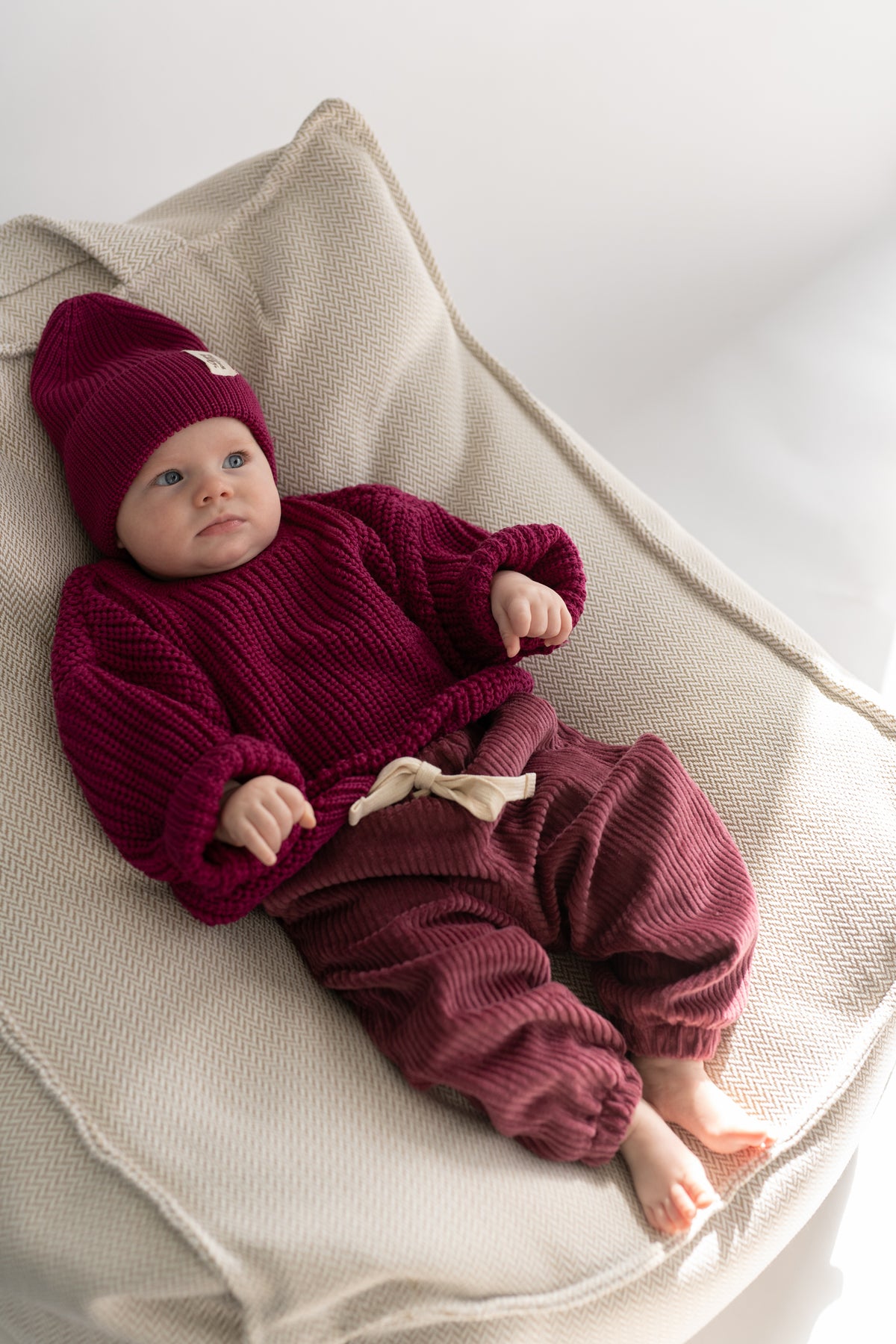 Sweter merino MAGENTA