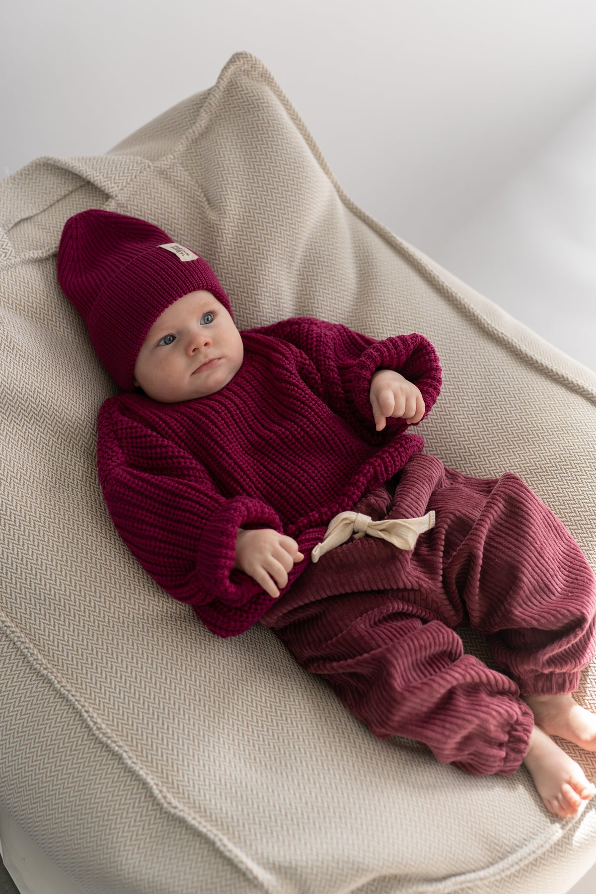 Sweter merino MAGENTA