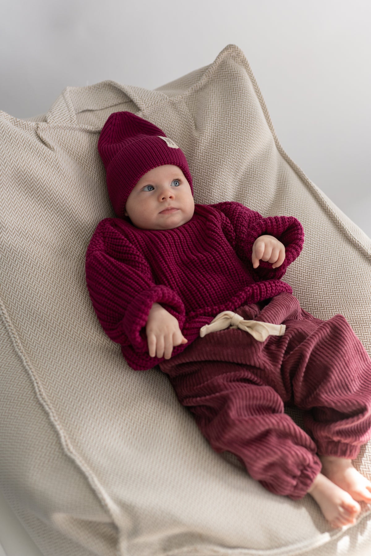 Czapka merino MAGENTA