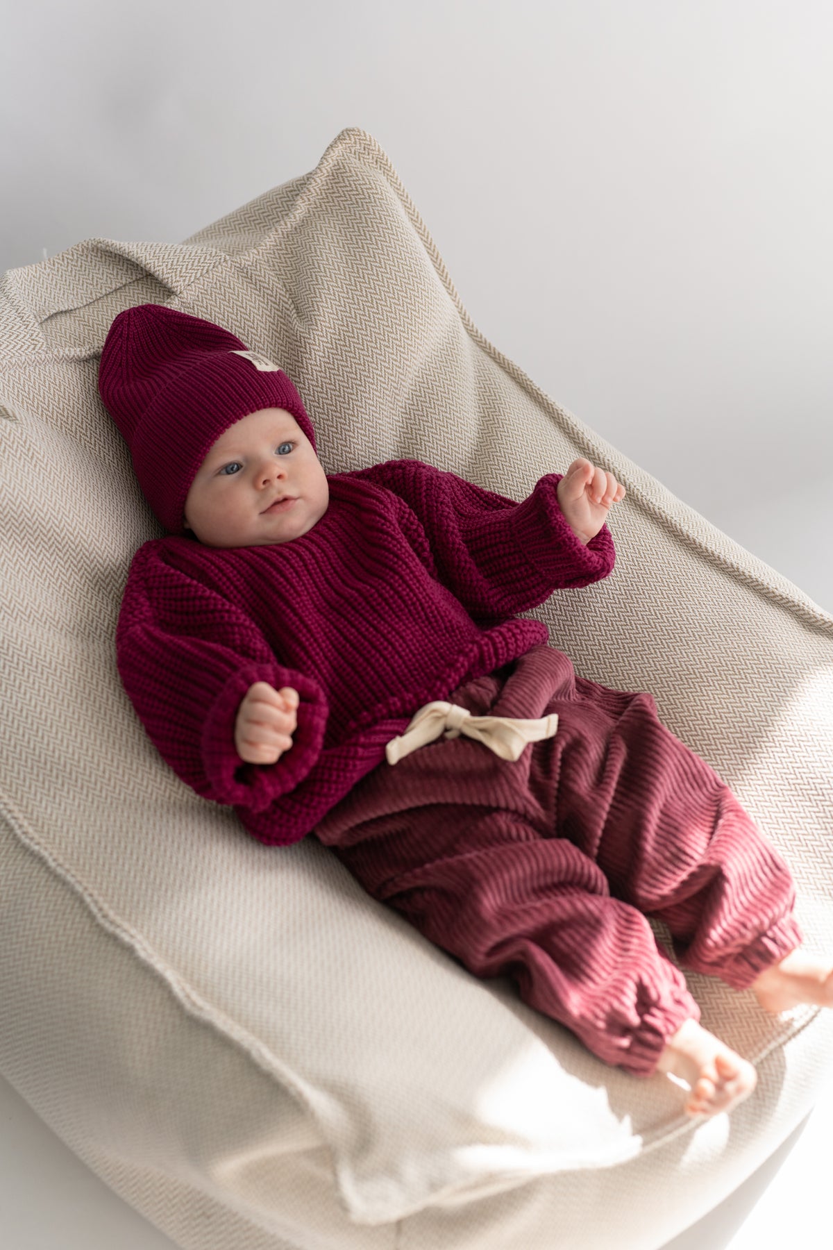 Czapka merino MAGENTA