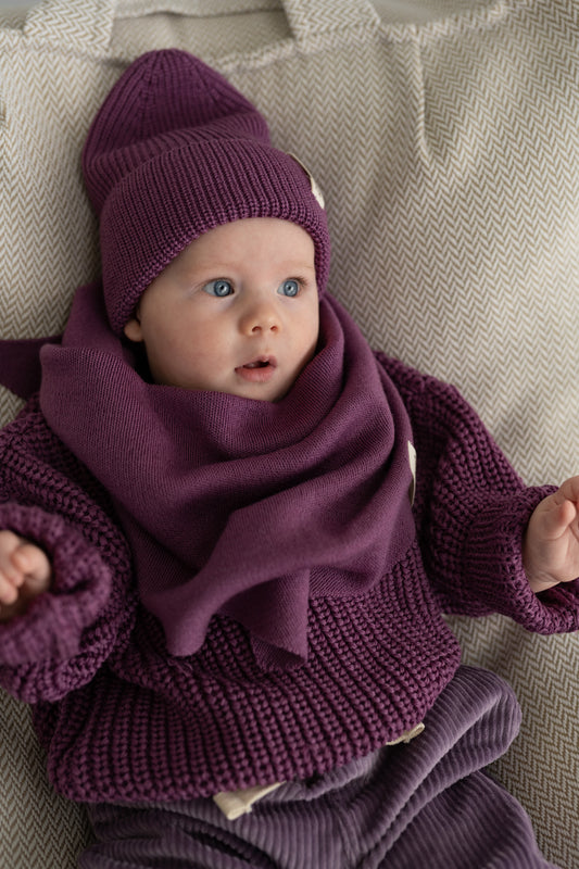Czapka merino GRAPE