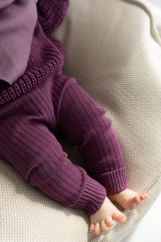 Legginsy merino GRAPE