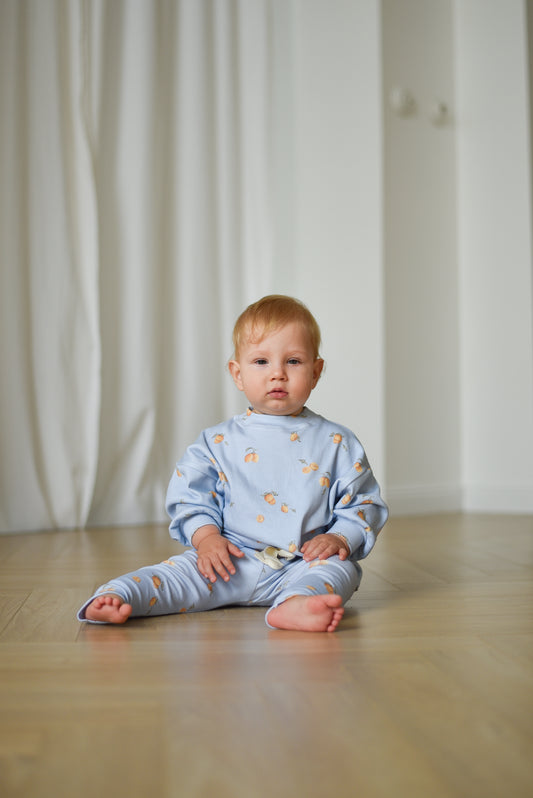 Bluza prążkowana oversize CYTRYNKI