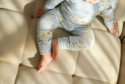 Legginsy rosnące RÓŻE BŁĘKIT