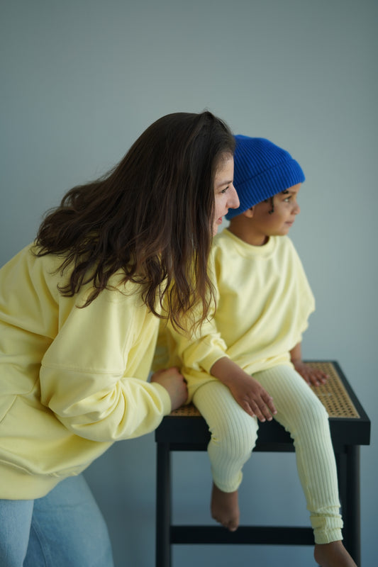 Bluza oversize BUTTER YELLOW