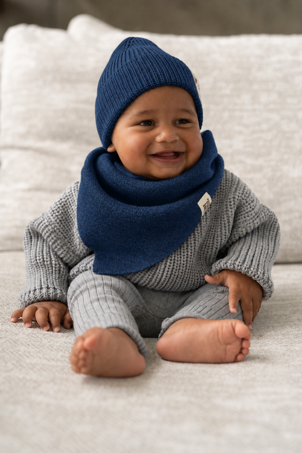 Chusta merino MIDNIGHT